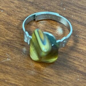 Tiger's Eye Adjustable Ring